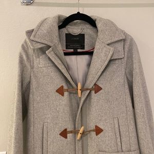 J. Crew Gray Pea Coat